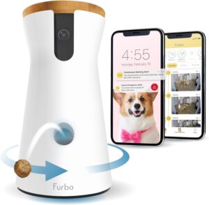 furbo 360 rotating smart camera treat dispenser
